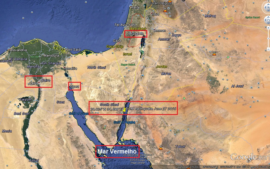 Geografia do local onde ocorreu o êxodo hebreu do Egito em direção à Canaã 