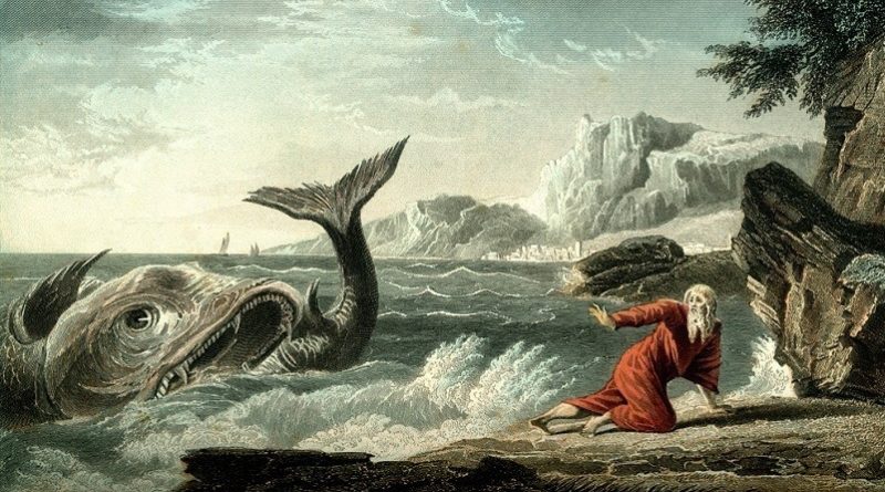 Porque Jonas foi engolido por um grande peixe?