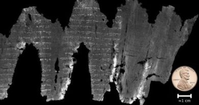 Conteúdo de pergaminho bíblico carbonizado é revelado com tecnologia