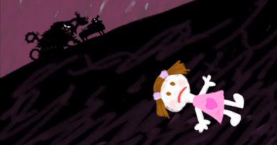 Desenhos de crianças indefesas que indicam que elas sofreram abuso sexual