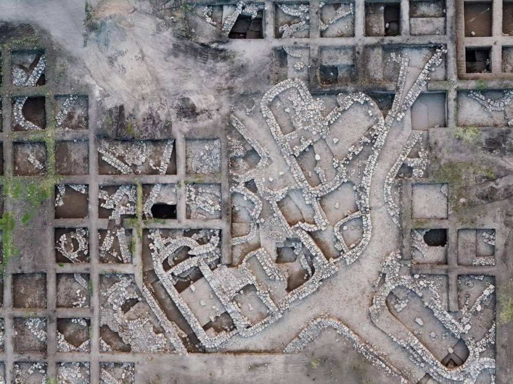 Cidade de 5 mil anos em Israel, vista de cima